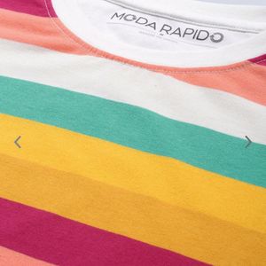 Moda Rapido Women Oversized ||Size L|| Candy Strip