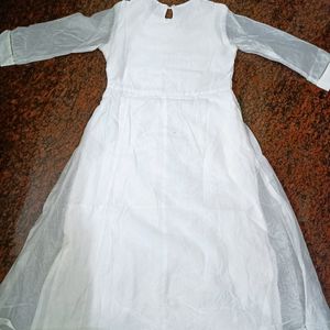 Pure White Angel Georgette Anarkali