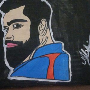 A Painting Of Virat Kohli.❤️