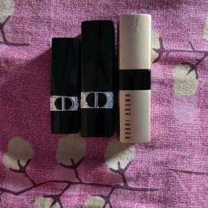 Dior And Bobbi Brown Lipstick