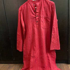 Fab India Men Cotton Straight Kurta