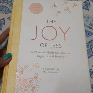 THE JOY OF LESS | Minimalist Guide | Imported Book