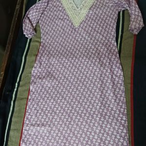 Best Quality Pure Cotton Kurti Set With Duppatta