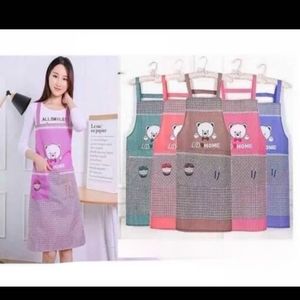 Flower Print Apron