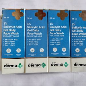 Combo Of 4 The Derma Co Salicylic Acid Face Wash