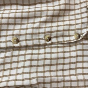 Madame Checked Collar Dress