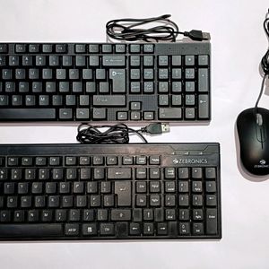 2 Set Of Keyboard & Mouse Combo