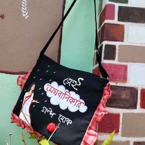 Handpainted Canvas Bag