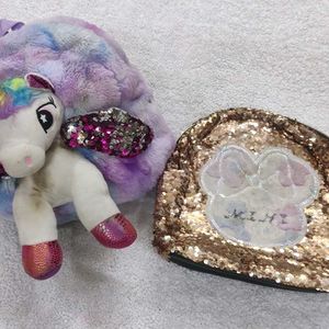 Unicorn And Minnie Bag Pack