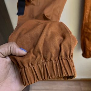 Rust Joggers For Women