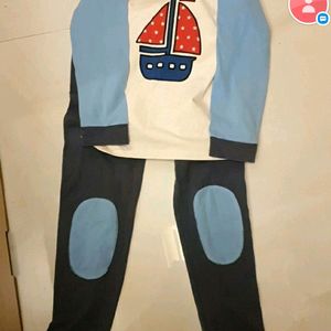 Boys Nightsuit With Freebie Cushion