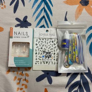 French Nails 24pc