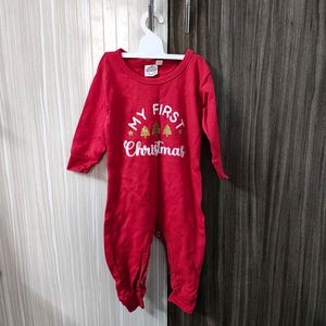 First Christmas Romper