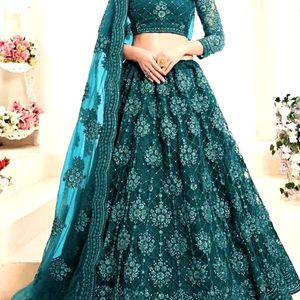 Wonder Chain Cording Lehnga Chunni (Semi Stitch)