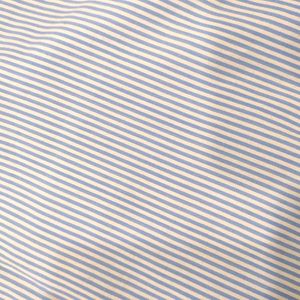 Blue And White Stripped Top With V Shape Cut