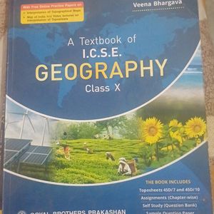 Geography Icse Textbook Class 10