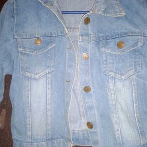 Denim Crop Jacket