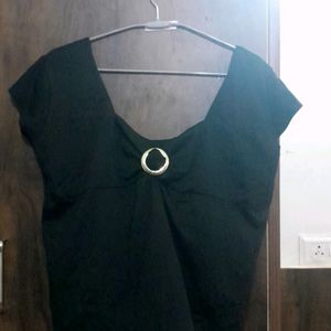 Black Party Wear Top