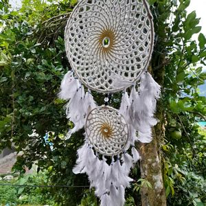 Graceful White Dream Catcher