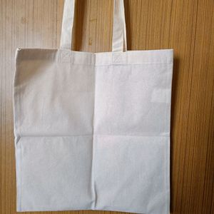 Hand-painted Floral Cloth Tote Bag