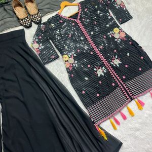 AC 463 Beautiful Dress For You In Black Color