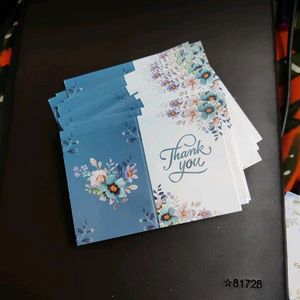 Thank You Blank Note Cards & Visiting Card