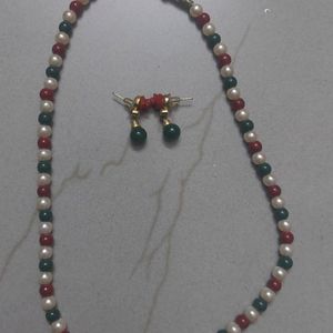 Multicolor Pearl Jewelry Set