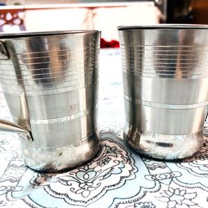 Steel Cups With Cover