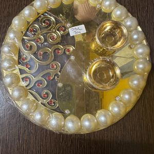 Decorative Pooja Thali For Rakshbandhan