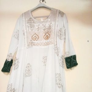 Price Dropped!!!! White Frock