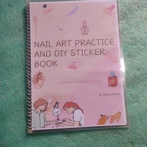 It's Nail art Practice  Book