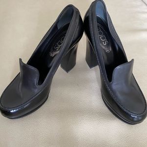 Tod’s Platform Loafer Heels