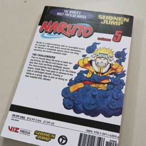 Naruto Volume 5 Manga Comics