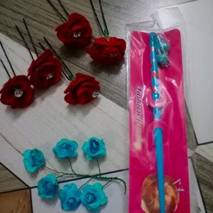 Hair Accessories Jura Pin Fancy Flower