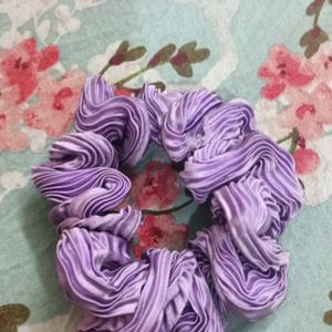 Beautiful Strechable Purple Rubber Band