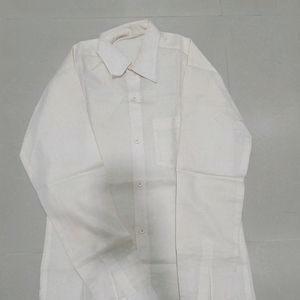 Party Wear Shirt Cream Colour