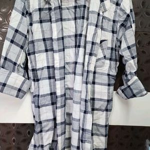 White Checks Shirt