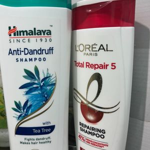 Himalaya Anti Dandruff Shampoo  And Loreal Shampo