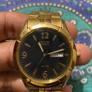 Citizen Quartz Golden Watch