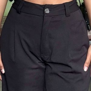 Black High Waist Formal Pant