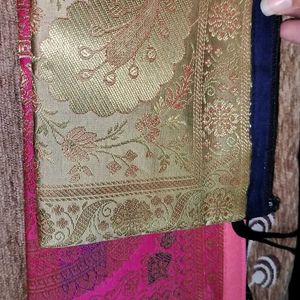 Banarsi Silk Clutch Combo