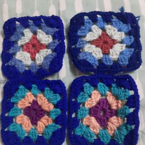 Granny Square Crochet Piece