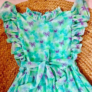 Green Butterfly Dress