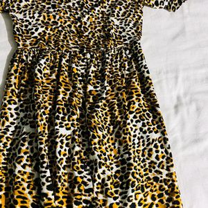 Tiger Print  Maxi Dress