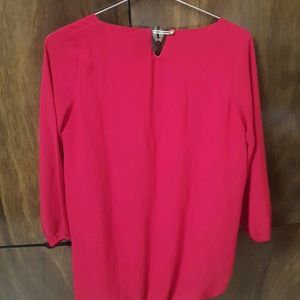 Hot Pink M Size Causual Geaogate Top