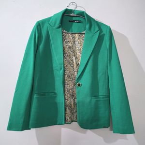 Oner Sea Green Color Blazer