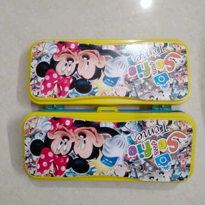 Plastic Kids Pencil Box, For School