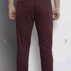 Nautica Smart Trousers Maroon New (W32-34)