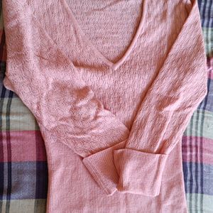 Cute Baby Pink Korean Top