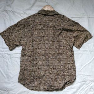 Weave Pattern Half Shirt